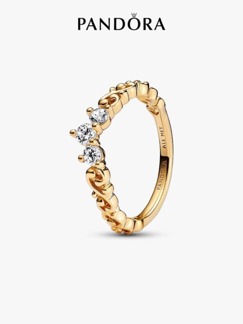 Pandora Regal Swirl Tiara Ring